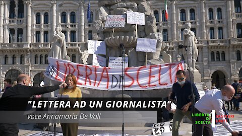 25.04.2021 - Trieste: Lettera all'amico giornalista.