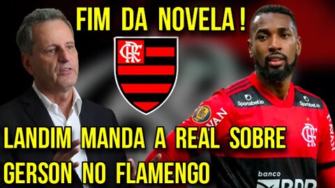 FIM DA NOVELA! PRESIDENTE DO FLAMENGO FALA SOBRE GERSON E NEGÓCIO NÃO AVANÇA COM OLIMPIQUE É TRETA