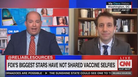 CNN Becomes Clown Show As Stelter Raves About Fox Hosts Not Taking Vaccine Selfies