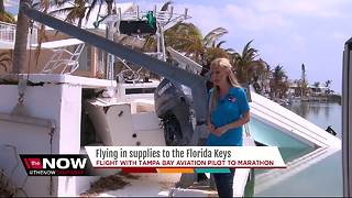 Flying in supplies to the Florida Keys