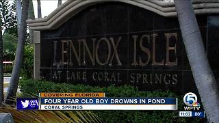 4-year-old drown in Broward County pond