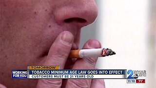 Tobacco minimum age law goes into effect