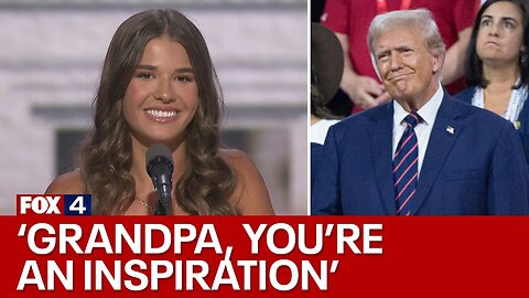 Kai Trump speaks about grandfather, Donald, at RNC: FULL SPEECH