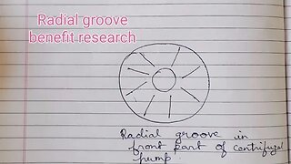 "Optimizing Centrifugal Pump Performance: Radial Groove Research Summary",#education,#radialgroove.
