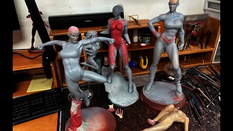 VinceVellCUSTOMS Live Stream - Catch up on Commission Day Then Giganta
