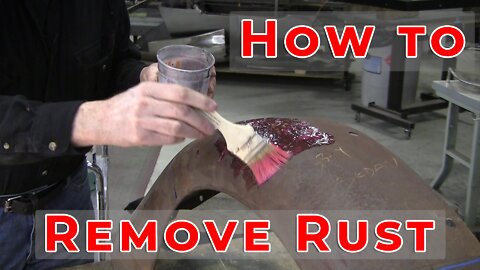 How to remove surface rust