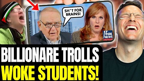 BILLIONAIRE Says Liberal Students 'Have Sh*t For Brains' LIVE On Fox News | PANIC as They Cut FEED