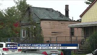 Two found dead after house fire on Detroit/Hamtramck border