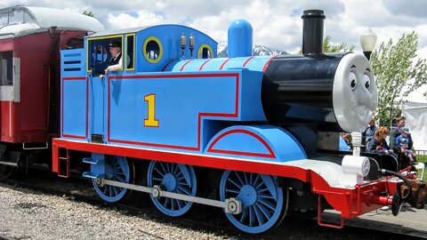 Thomas the Tank Engine - the infamous blue train (Heber City, Utah 2008)