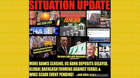 SITUATION UPDATE 11/5/23 - Gcr/Judy Byington Update,More Fauci Lies, Bank Deposits Not Going Through