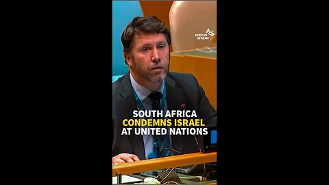 SOUTH AFRICA CONDEMNS ISRAEL AT U.N.