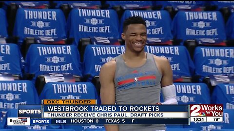 OKC Thunder trade Russell Westbrook to Houston Rockets for Chris Paul and Draft Picks