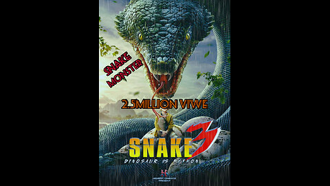 Snake monster cartoon movie best sence