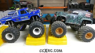 Vintage RC Monster Truck Crush Cars From Team Blue Groove