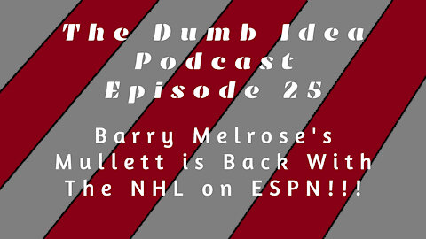 Barry Melrose's Mullet is Back with the NHL on ESPN!!