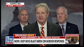 Sen John Kennedy Hysterically Slams Biden's Politically Motivated Border Action