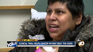 Clinical trial helps cancer patient beat the odds