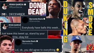 GERVONTA DAVIS vs RYAN GARCIA in DECEMBER? | ISAAC CRUZ DUCKING🦆 SMOKE #TWT