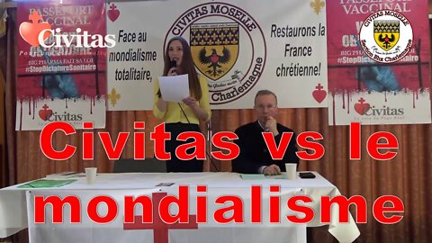 "Civitas est cœur du combat contre le mondialisme" Cassandre Fristot.