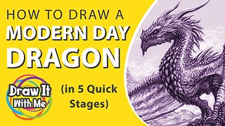 How to Draw a Modern Day Dragon
