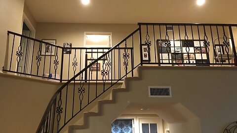 DIY Iron Baluster Spindle Staircase Remodel Quick & Easy