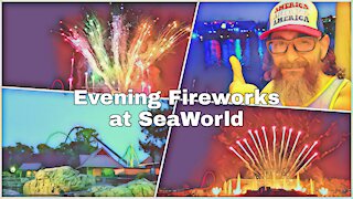 At SeaWorld for Memorial Day Fireworks
