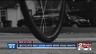 Bicyclists may soon have more road rights