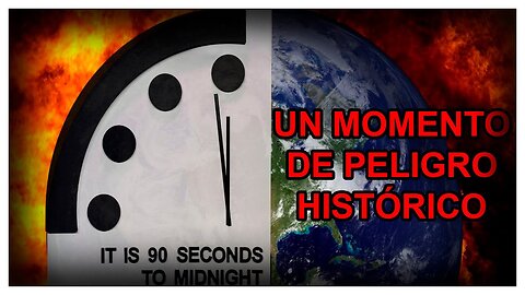 IL SINISTRO ANNUNCIO DELL'OROLOGIO DELL'APOCALISSE 2024 è un orologio di fantasia che a seconda della situazione geopolitica mondiale viene aggiornato ogni anno e può essere più vicino o più lontano