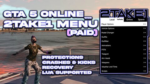 2TAKE1 Mod Menu (Paid) | GTA 5 ONLINE [1.67] Undetected | LUA & SHV & BEST PROTECTIONS & MORE