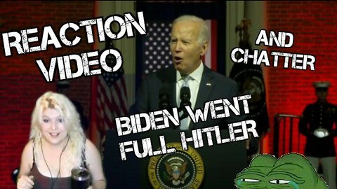 Biden went full Hitler (Reaction video) - full clip