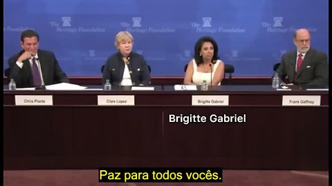 Brigitte Gabriel dá épica resposta à representante da maioria pacífica dos muçulmanos