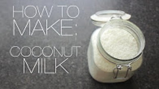 How to make coconut milk