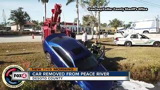 Collier County dive team responds to car in a canal