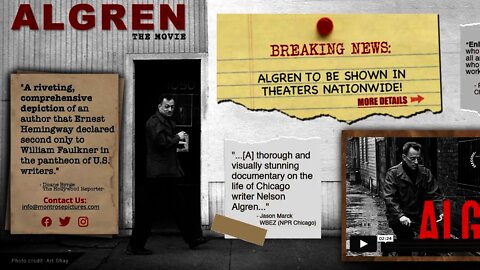 Filmmaker Michael Caplan discusses his new documentary film Algren