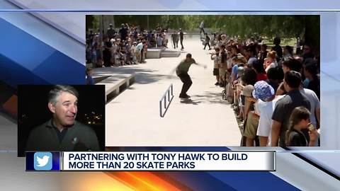 Tony Hawk Foundation teams up to bring new skate parks to Michigan