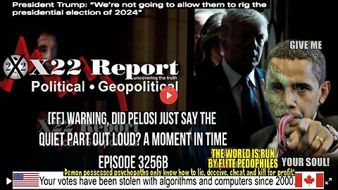 Ep 3256b - [FF] Warning, Did Pelosi Just Say The Quiet Part Out Loud? A Moment In Time
