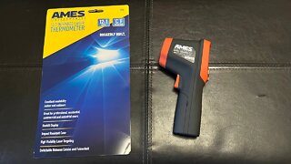Harbor Freight Ames Infrared Thermometer Unboxing & Overview