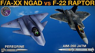 6th Gen F/A-XX NGAD vs 5th Gen F-22 Raptor: Air Wing Battle | DCS