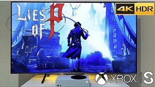 Lies of P - Teste no (Xbox Series S) Gameplay [TV 4K Qled HDR] 60FPS