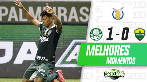 PALMEIRAS 1 X 0 CUIABÁ | MELHORES MOMENTOS | CAMPEONATO BRASILEIRO 2022 | CARTOLADAS