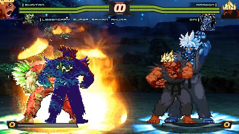 MUGEN - Shaitan & Legendary Super Saiyan Akuma vs. Aragon & Oni - Download