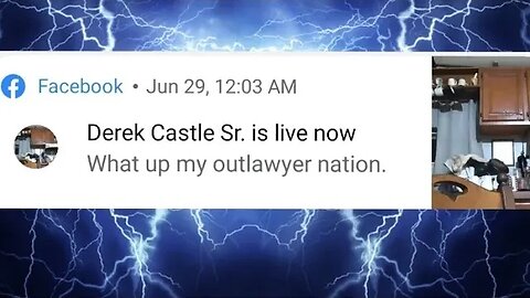 Deleted Derek Derkie Castle Facebook Live What up my Outlawyer Nation. #derkieverse #sbaw #derkie