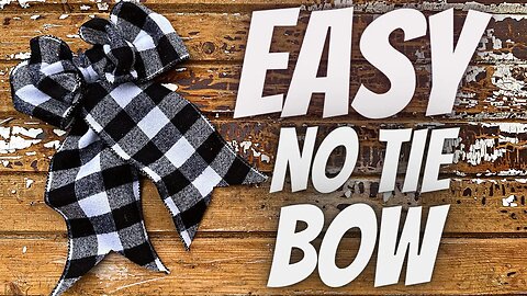 DIY Bows for Any Occasion: How to Make a No-Tie Bow in 2 Minutes or Less