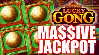 This Just Happened When I Maxed Bet Lucky Gong! Massive Bonus Jackpot