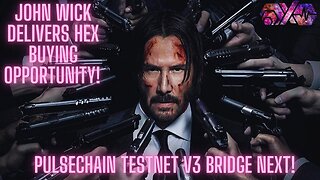 John WICK Delivers HEX Buying Opportunity! Pulsechain Testnet V3 Bridge Next!