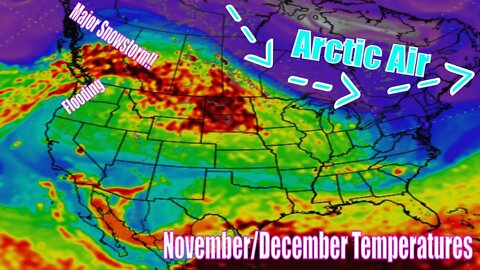 Arctic Blast Early December or Warmer Temperatures? - The WeatherMan Plus Weather Channel