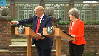 Trump Shuts Down Acosta During Presser With UK's PM: 'CNN is Fake News'