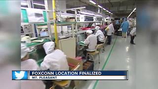 Foxconn announces Mount Pleasant location