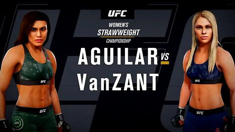 EA Sports UFC 3 Gameplay Paige VanZant vs Jessica Aguilar