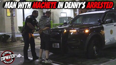 Man with Machete in Denny's Arrested | Copwatch